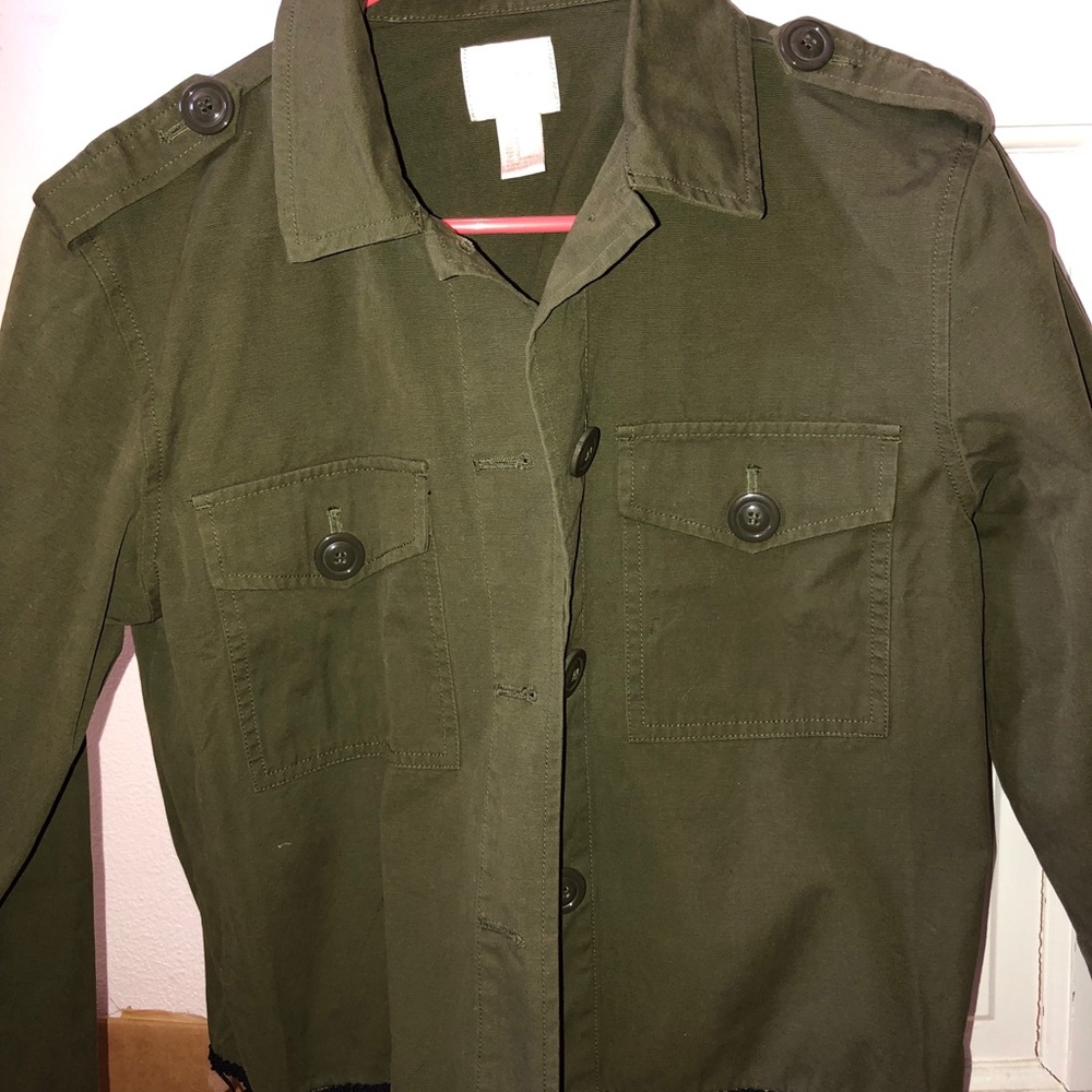 Army green jacket